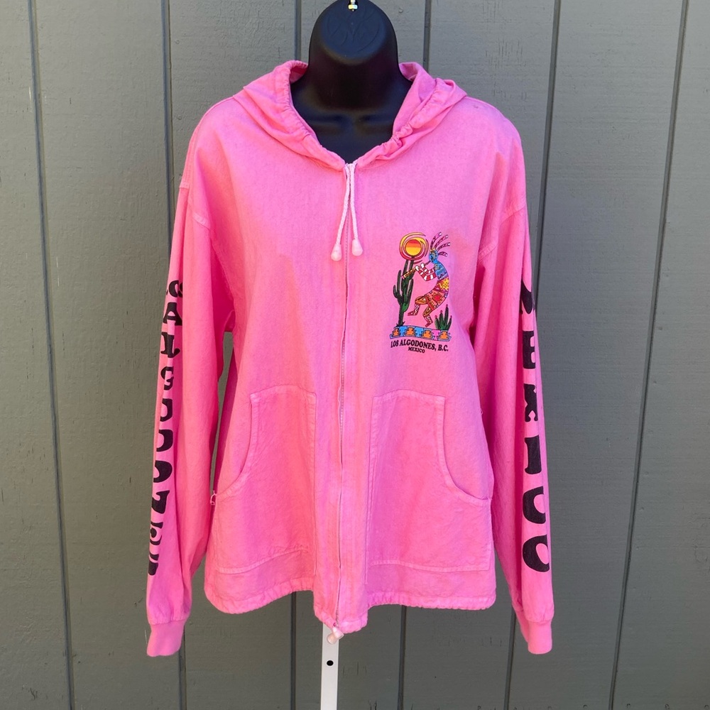 100% cotton Los Algodones, BC Mexico graphic hoodie - Picture 2 of 11